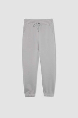 Толстые базовые спортивные штаны для джоггеров без принта с эластичным поясом, шнуровкой и карманом - Defacto фото 7