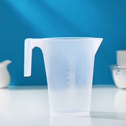 Цена за 2 шт. Кувшин мерный Доляна, 1 л, пластик, прозрачный