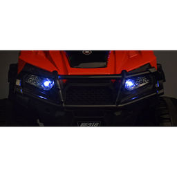 Электромобиль "Багги кросс" с р/у управлением, четырехколесный, двухместный, двойной привод (красный)