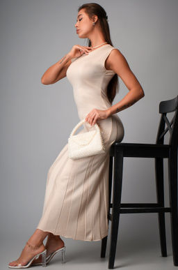 Женское вязаное платье Happyfox