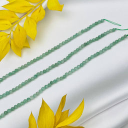 Бусины для украшений из зеленого Авантюрина огранка - Радуга самоцветов фото 3