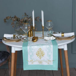 Дорожка Этель Вензель золотой 40*146 см