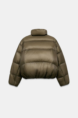 SHORT WATER-REPELLENT WINDPROOF PUFFER JACKET - Zara фото 7
