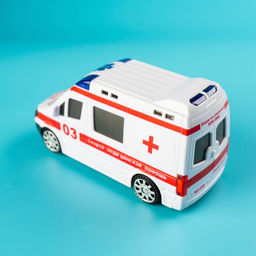 Машина Скорая помощь, русская озвучка, световые и звуковые эффекты, работает от батареек - АвтоГрад фото 6