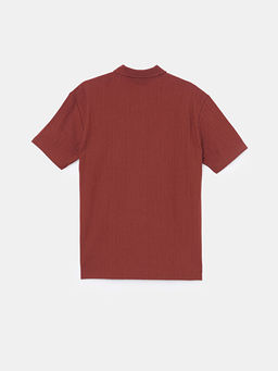 Polo Yaka K?sa Kollu Erkek Dokulu Ti??rt - Waikiki фото 2