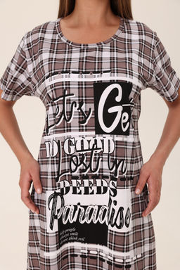 Туника женская Уют эдем на коричневом - Амадэль фото 8