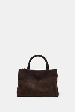 LEATHER CITY BAG - Zara фото 3