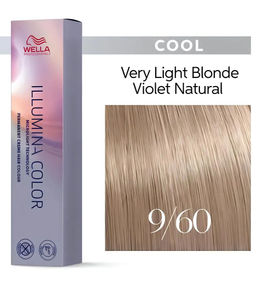 Illumina Color 9/60 Очень светлый блонд фиолетовый натуральный, Wella Professionals