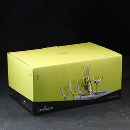 Набор бокалов для коктейля из хрустального стекла Bohemia Crystal «Кейт», 220 мл, 6 шт.