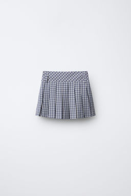 CHECK SKIRT WITH BUTTONS - Zara фото 9