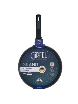 52704 GIPFEL Сковорода GRANIT 26х6см, кованый алюминий, Pfluon Premium, съемная бакелитовая ручка - Werner фото 8