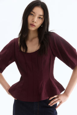 Blusa con escote en U - H&m фото 2