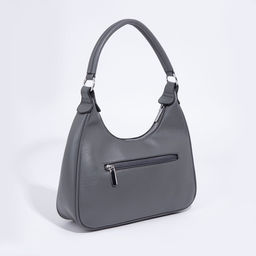 Сумка-багет на молнии, цвет серый - Simaland фото 2