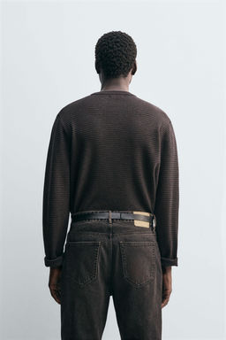 STRIPED JACQUARD SWEATER - Zara фото 3