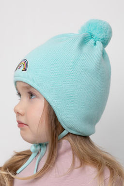 Crockid _ КВ 20292/ш/светлая бирюза шапка для дев  фото 3