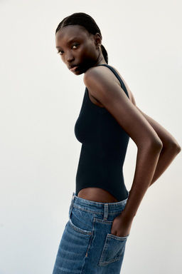 RIBBED BODYSUIT - Zara фото 18