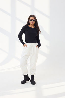 Лонгслив женский Чёрный