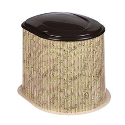 Туалет дачный, h=36 см, без дна, с отверстиями для крепления к полу, бежевый