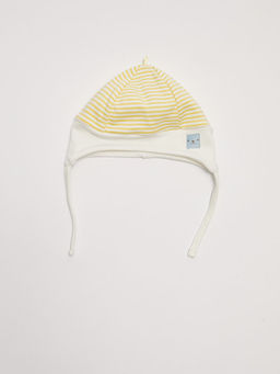 ?izgili Pamuklu Erkek Bebek Bere