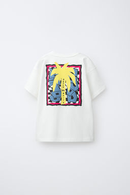CAMISETA ESTAMPADA LOGO / Blanco