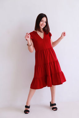 Martichelli Платье красное  фото 2