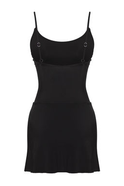 Siyah Baglamal? Kare Yaka Kapl? Etek Mayo TBESS25MA00051