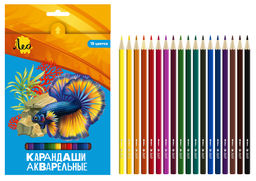 Лео Ярко LBSWP-18 Набор акварельных карандашей заточенный 8 х 18 цв