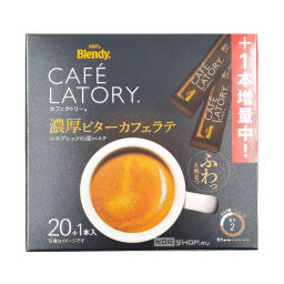 Растворимый кофе крепкий Латте в стиках Кафе Латори/Cafe Latory Blendy AGF, Япония, 189 г (9 г х 21 шт.) Акция