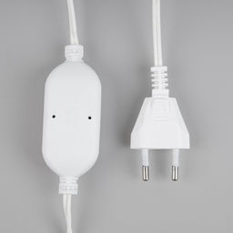 Гирлянда Нить 10 м роса, IP44, медная нить, 100 LED, свечение синее, мерцание, 220 В - Luazon lighting фото 4