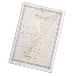 Папка для свидетельства о рождении Лев, А5 - Долго и счастливо фото 6
