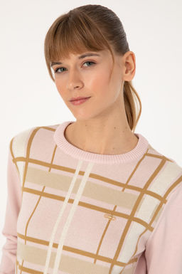 Kad_n Pudra Bisiklet Yaka _izgili Kazak - U.s. polo assn фото 2