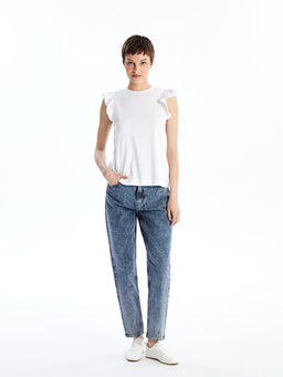 Mom Fit Kad?n Jean Pantolon