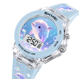 Детские наручные часы электронные Skmei 2646dolphin