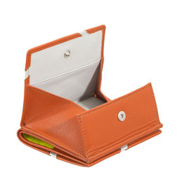 Итальянский кожаный кошелек DuDu серии Flavio | коричный - Dudubags фото 4