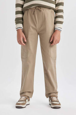 Брюки из габардина стандартного кроя для мальчика - Defacto фото 7