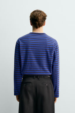 STRIPED JACQUARD T-SHIRT AARON LEVINE X ZARA фото 3