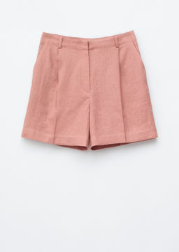 Pantalones cortos tipo sastre de lino - H&m фото 4