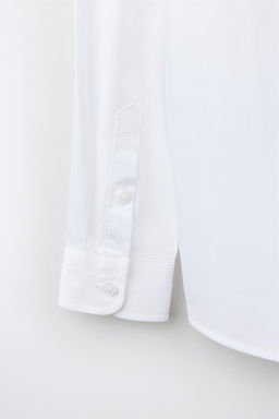 CAMISA LISA TRAJE / Blanco - Zara фото 4
