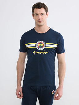 Пижама мужская трикотажная с принтом Fenerbahçe
