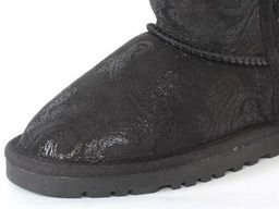 02-B6237-6051Z-6BM-1 BLACK Сапоги зимние женские (натуральная кожа, натуральный мех) - Фабричный китай фото 14