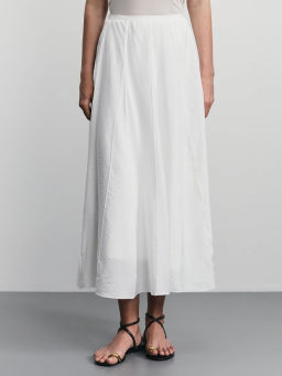 Юбка миди из вискозы со складками / Zarina  фото 3