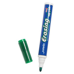 Цена за 10 шт. Маркер для магнитно-маркерной доски, круг, 2.8 мм, зелёный