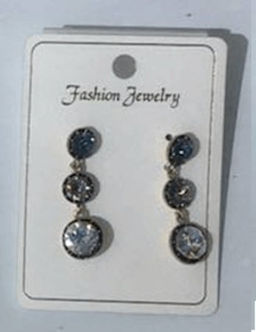 Серьги с камнями / 860 /уп 12/ - Галеонтрейд фото 2