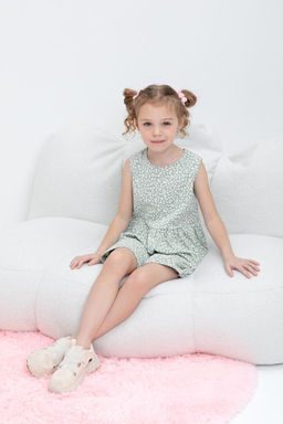Crockid _ КР 6472/холодная мята,листья к477 полукомбинезон для дев фото 5