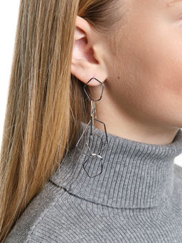 Серьги PR2946 серебро - Mini maxi фото 3