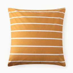 Наволочка Этель Mustard stripes 70*70см, 100% хлопок, поплин 125г/м2 фото 6