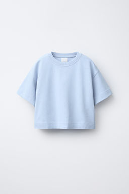 CAMISETA BOXY HEAVY WEIGHT / Azul claro