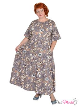 Платье Модель №1221 размеры 44-84 - Plusmoda фото 2