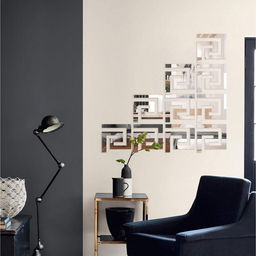 Зеркало настенное «Лабиринт», на клеевой основе, акриловое, 10 шт., 10×10 см