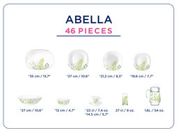 Столовый набор КАРИН АБЕЛЛА 46 предметов